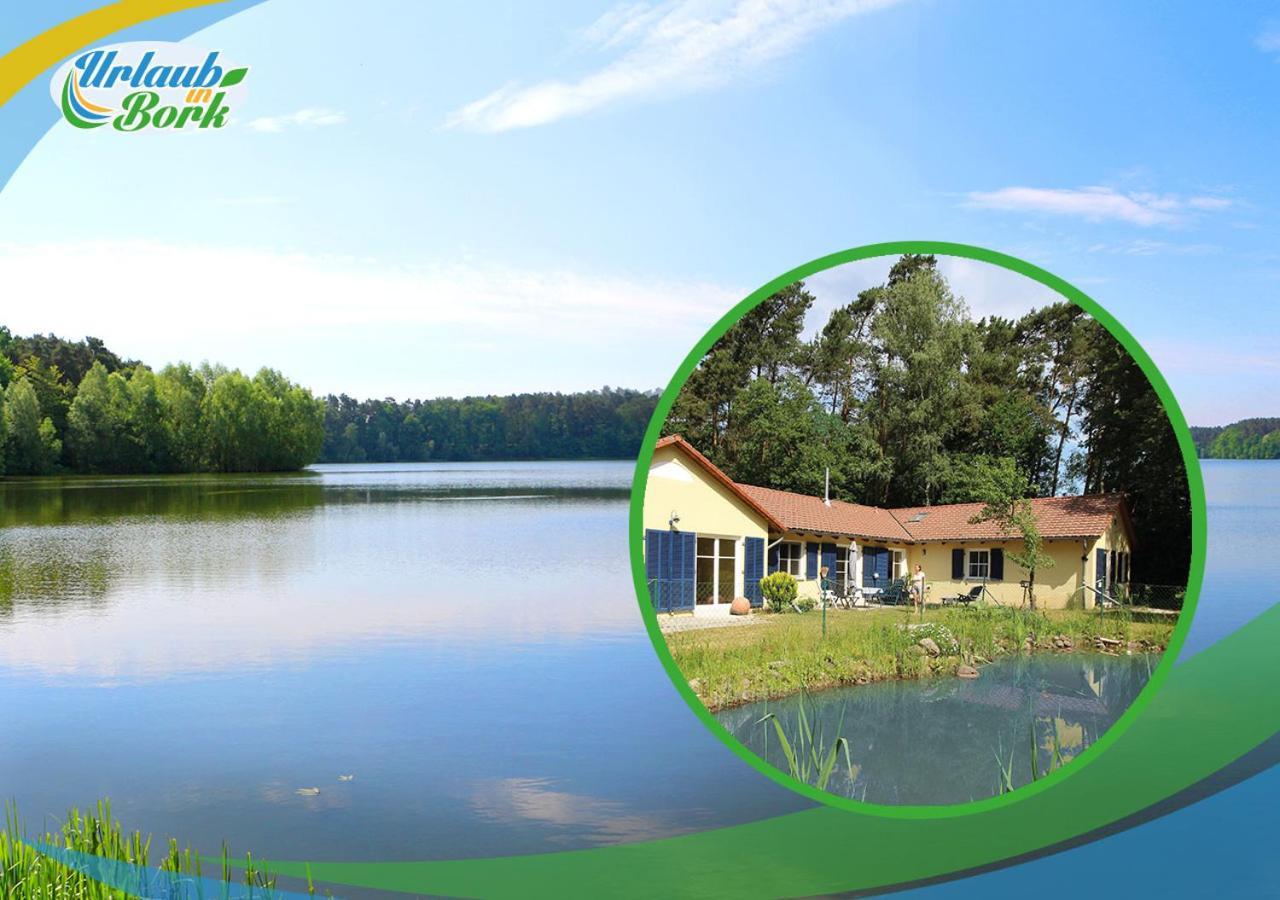 Familien-Suite-im-Wald-am-See Bork Exterior foto