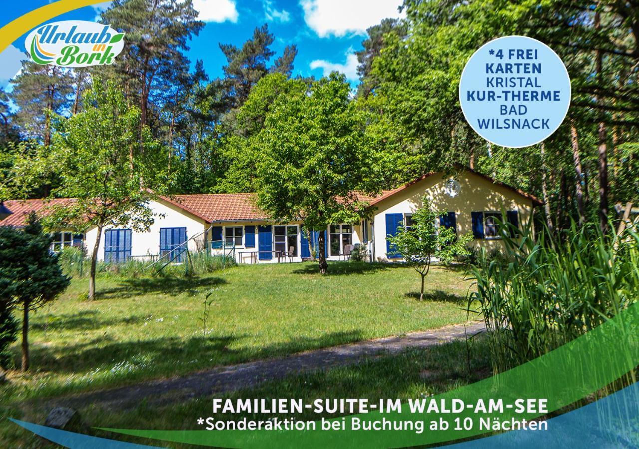 Familien-Suite-im-Wald-am-See Bork Exterior foto