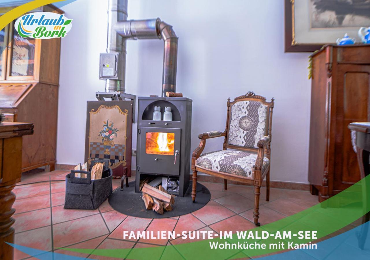 Familien-Suite-im-Wald-am-See Bork Exterior foto