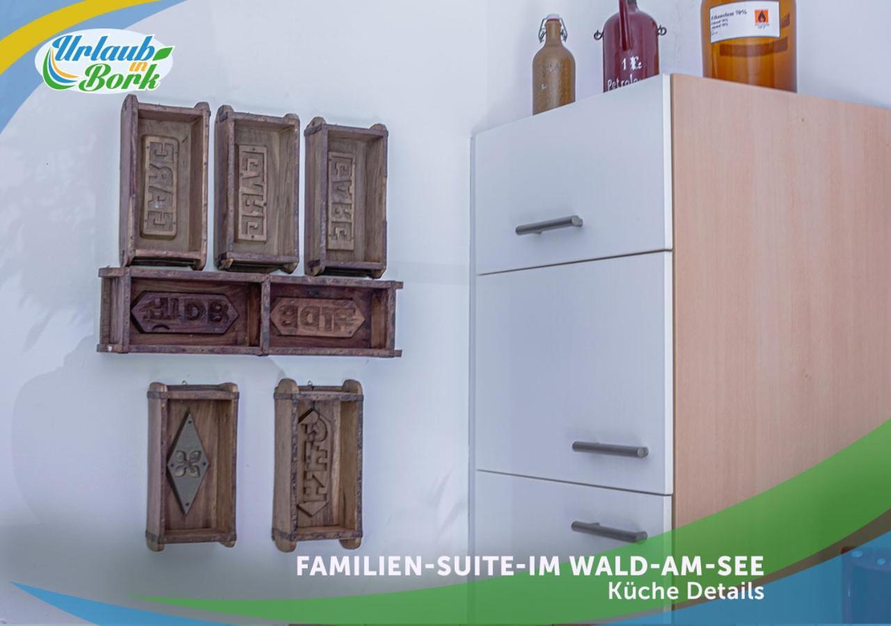 Familien-Suite-im-Wald-am-See Bork Exterior foto