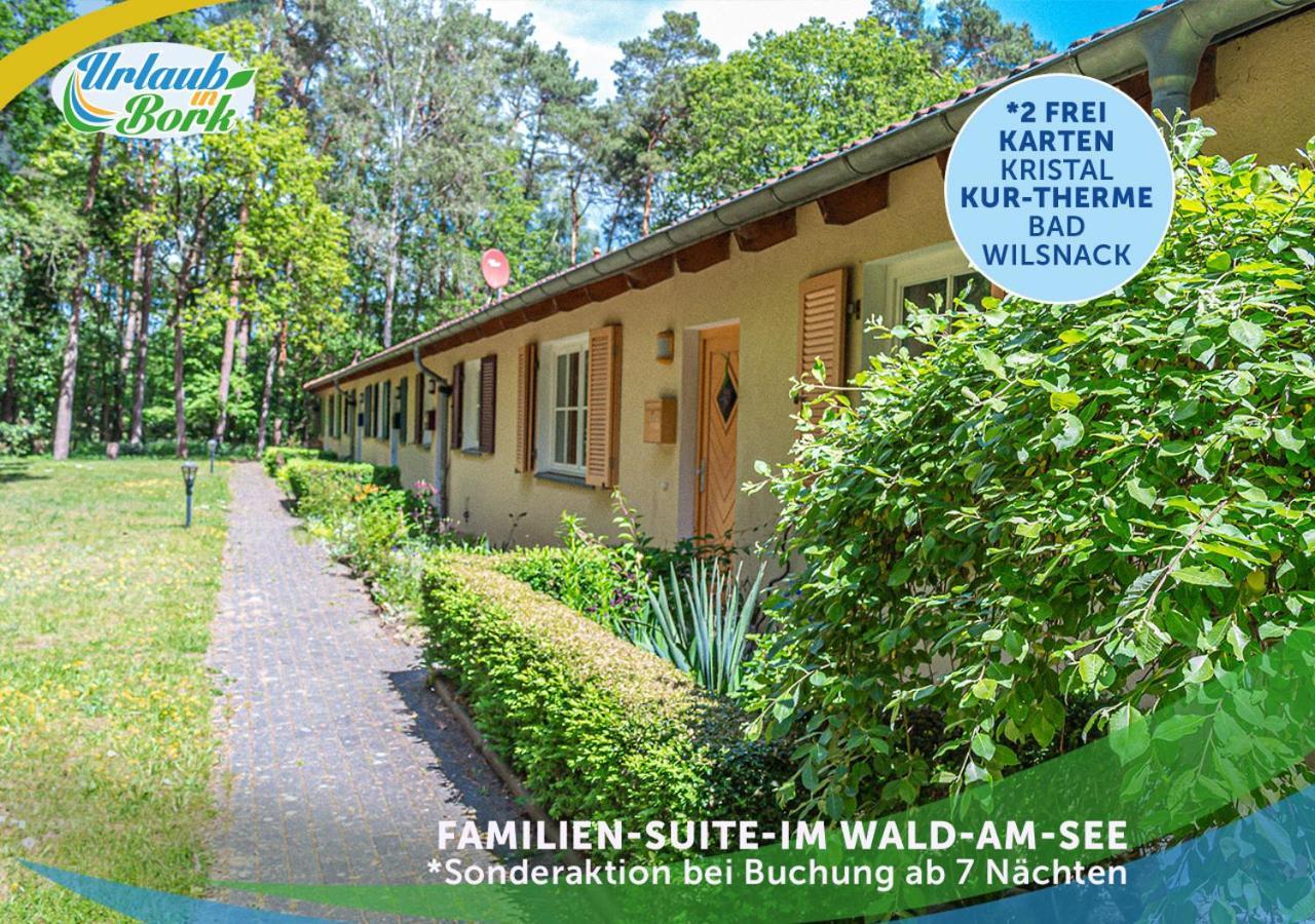 Familien-Suite-im-Wald-am-See Bork Exterior foto