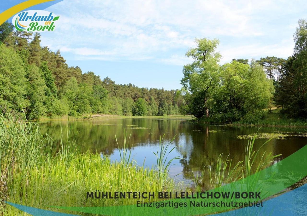 Familien-Suite-im-Wald-am-See Bork Exterior foto
